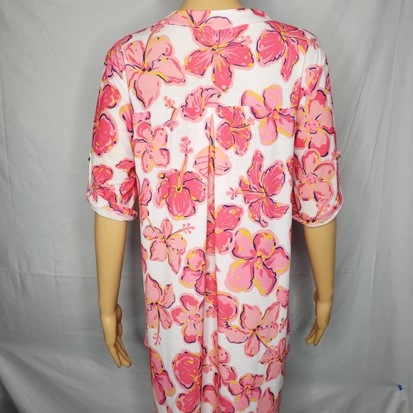 SIMPLY SOUTHERN COASTAL FLORAL TUNIC EUC SMALL - Picture 5 of 8